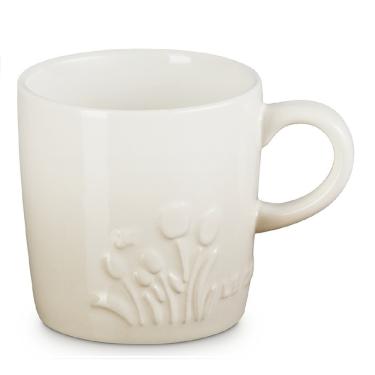 Imagem de CANECA LE CREUSET JARDIN 200ML EM CERAMICA COM RELEVO MERINGUE 80041207160003