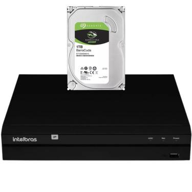 Imagem de Nvr Intelbras 4 Canais Nvd 1404 Resolução 8mp 4k com hd 1tb