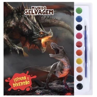 Imagem de Livro de Pintura Aquarela Mundo Selvagem C/ 16 Desenhos I8049 - DCL