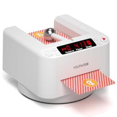 Imagem de Revendedor automático de cartas de 2 decks com rotação de 360 com bate