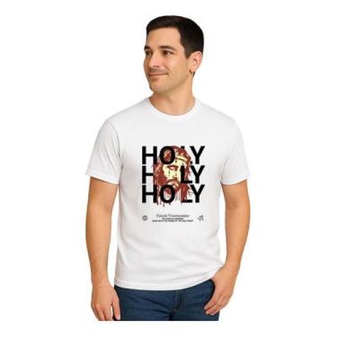 Imagem de Camiseta Masculina Algodão Fé Religião Gospel Cristã Oferta - Evangéli