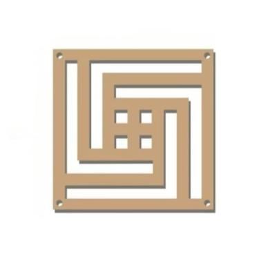 Imagem de Kit Placas Decorativas Divisória de Ambiente 3D em MDF 3mm (30,03)