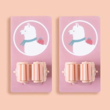 Imagem de Pacote com 2 suportes de vassoura, organizador de ferramentas de desenho animado para jardim, garagem, organizador de lavanderia, itens essenciais