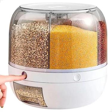 Imagem de Pote De Grãos Giratório Para Armazenagem