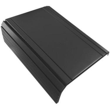 Imagem de Esteiras Suporte Reta Flexível para Braço Sofá Kit 2un Preta