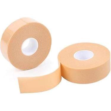 Imagem de 1 rolo de protetor de adesivo para cuidados com os pés, fita adesiva de calcanhar para homens e mulheres para prevenção de bolhas e proteção contra atrito