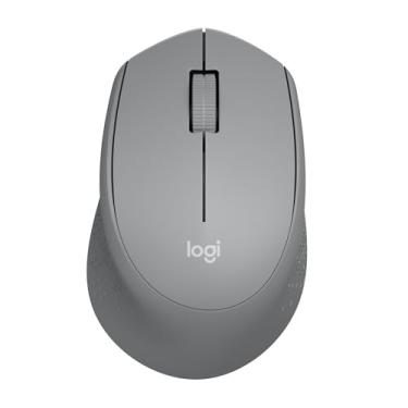 Imagem de Logitech Mouse sem fio M330 SILENT PLUS, 2,4 GHz com receptor nano USB, rastreamento óptico de 1000 DPI, bateria de 2 anos de duração, compatível com PC, Mac, laptop, Chromebook - cinza