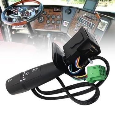 Imagem de XQSMWF Interruptor de limpador de seta compatível com Kenworth T370 T440 T470 T660 T680 T800 T880 C500 compatível com Peterbilt Replace P27-1067 P271067 P27-6221 TRW 480791 2055 48AA, A0 613-002-00