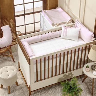 Imagem de Kit Berço Exclusivo Carol 100% Algodão - 09 Peças - 002 CHEIRINHO DE N