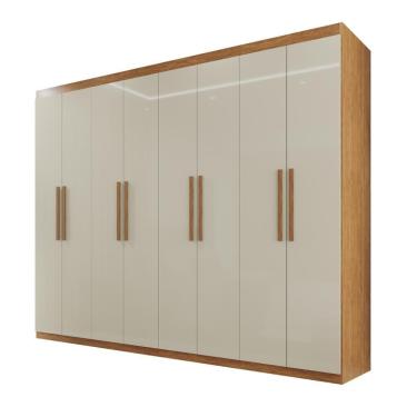 Imagem de Guarda-roupa Casal 100% Mdf 8 Portas E 4 Gavetas Herrera