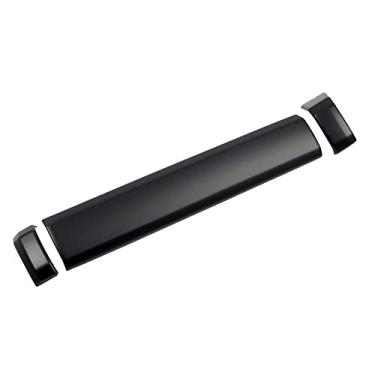 Imagem de Bishop Tate (Apenas direção à esquerda) Estilo de carro preto fosco dianteiro assento do passageiro console do meio acabamento da capa da moldura parcial para Toyota 4Runner 2014-2022