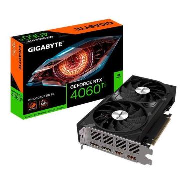 Imagem de Placa de Vídeo Gigabyte GeForce RTX 4060 TI Windforce OC 8GB