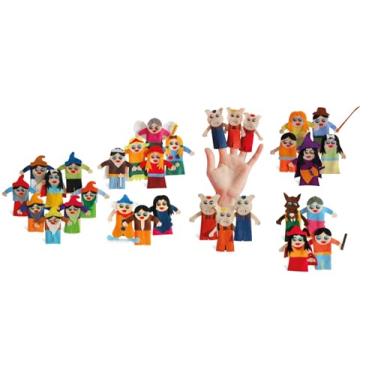 Imagem de Dedoche Contos e Estórias Infantis Feltro Carlu Brinquedos