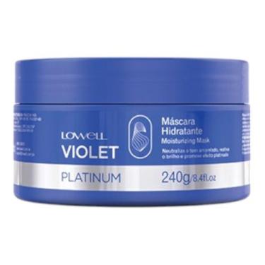 Imagem de Máscara Hidratante Violet Platinum 240g Lowell, 240g