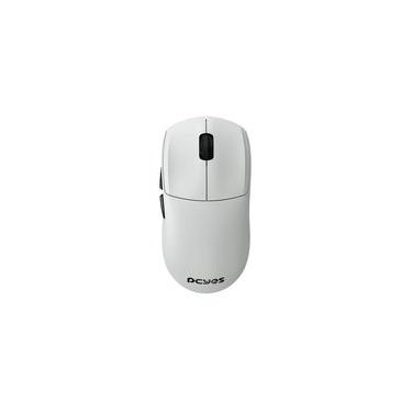 Imagem de Mouse Gamer Sem Fio PCYES Fenner, RGB, 26000 DPI, 6 Botões, Wireless, Bluetooth, Polling Rate 8K, Branco Ghost - PMGFWG8K
