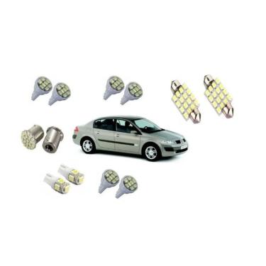 Imagem de Kit Led Renault Megane Farolete Teto Ré Blue Lion