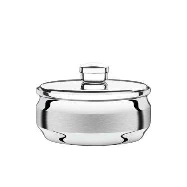 Imagem de Manteigueira Tramontina Redonda Em Aço Inox Com Tampa Tramontina