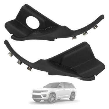 Imagem de FanPaYY Capas de limpador de para-brisa inserções de grade 55112951AC 55112952AC Jeep Grand Cherokee 2016-2022 Painel de capota de para-brisa