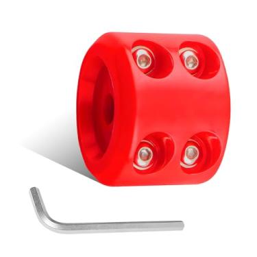 Imagem de ZNDAW Rolha de guincho para cabo, rolha de cabo de guincho de borracha com chave Allem para corda e fio sintéticos, tampa à prova de desgaste, protetor de guincho, gancho de reboque universal para ATV