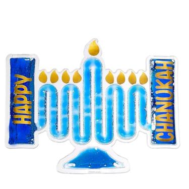 Imagem de Hanukkah Water Wiggler Menorah - Colorido Feliz Chanucá Design Hanukkah Presentes Decorações, Lembranças de Festa Judaica Decorações Judaica Presentes de Anfitriã Judia 20 cm C