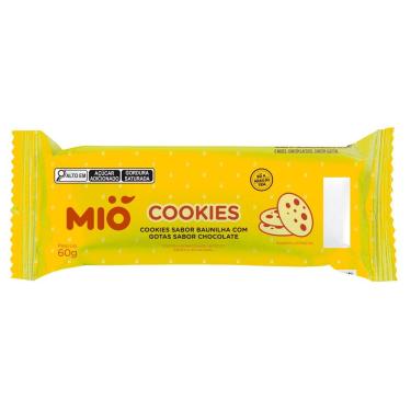 Imagem de Cookies Mió Sabor Baunilha com Gotas de Chocolate 60g