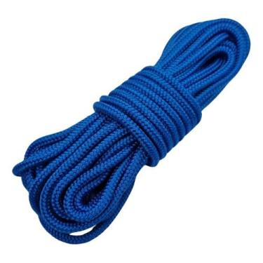 Imagem de Corda Náutica De Polipropileno 6mm Com 15 Metros (Azul Royal)
