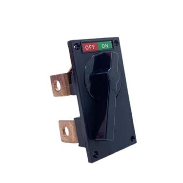 Imagem de KDHS-125/1 Interruptor rotativo liga/desliga polo único 125A para acessórios de máquina de solda CA cobre