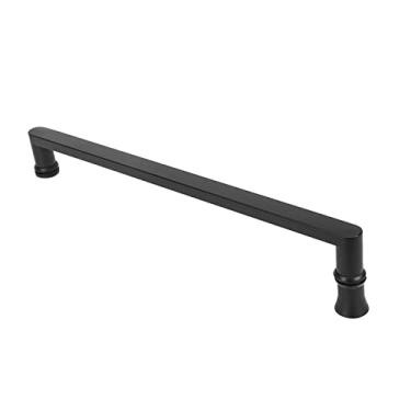 Imagem de Maçaneta de porta de chuveiro de substituição para porta de vidro barra de toalha de lado único puxador maçaneta de porta de banheiro, 400/440 mm furo a furo (tamanho: 440 mm)