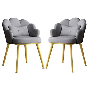 Imagem de Cadeiras de jantar Chai cadeiras de sala de jantar cadeiras de couro cozinha jantar conjunto de 2, quarto moderno quarto casamento sala varanda sofá cadeira penteadeira mesa de maquiagem cadeira com