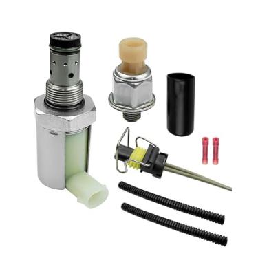 Imagem de Válvula IPR 6.0 e sensor ICP com pigtail adequado para Ford 6.0L V8 Powerstroke Diesel Turbocharged Excursion F250 F350 F450 F550 Super Duty 04-10 E350 E450 Substitui 5C3Z-9C968-CA CM-51266