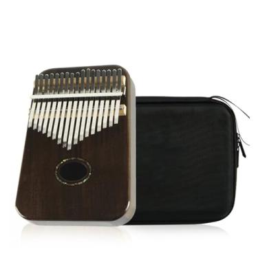Imagem de Piano de polegar Kalimba 17 teclas Piano de dedo iniciante kalimba profissional