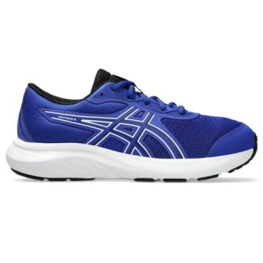 Imagem de ASICS Tênis de corrida infantil Contend 9 Grade School, Azul verdadeiro/branco, 17