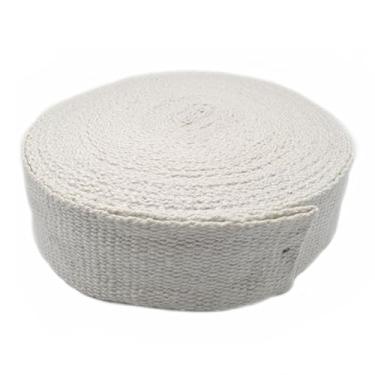 Imagem de 2 m Fibra Cerâmica Retardante de Fogo Tecido Anti-Alta Temperatura 2400 F Material à Prova de Fogo Fita de Cinto, Fita (30 * 5 mm)