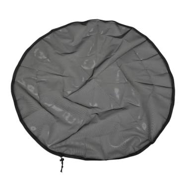 Imagem de Bothyi Capa de malha para barril de de água da chuva, acessórios para rede de proteção contra chuva, respirável, impede a entrada de folhas caídas em, 80cm