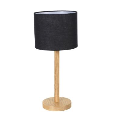 Imagem de Abajur em Madeira e Tecido 25cm x 45cm