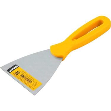 Imagem de Espátula betumadeira aço carbono 3" 8cm cabo plástico Vonder
