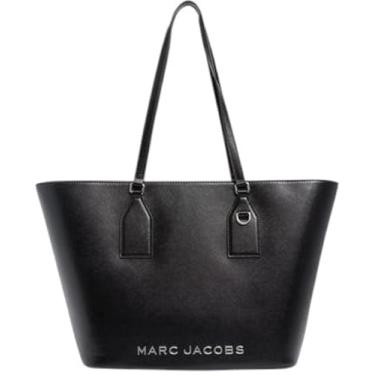 Imagem de Marc Jacobs Bolsa de ombro grande com zíper (preta)