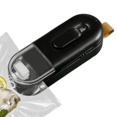 Imagem de Selagem De Sacos | Dispositivo Portátil para Conservar Salgadinhos | Máquina De Vedação A Vácuo Para Alimentos | Para Conservar Frescor De Carnes Frutos Do Mar Frutas Legumes Nozes Pão Lanches Cozinha