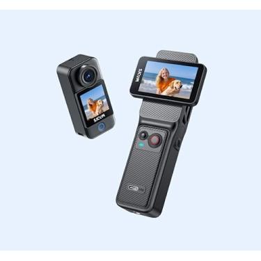 Imagem de SJ~CAM C400 Câmera para Vlogging com Vídeos em 4K, Estabilizador Gimbal para Câmera de Bolso, Foco Rápido, Rastreamento de Rosto/Objeto