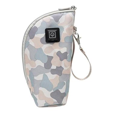 Imagem de oshhni Bolsa Aquecedora de Mamadeiras Infantil com 3 Níveis de Temperatura, Zíper, Compacta, Impermeável e Portátil, Style a