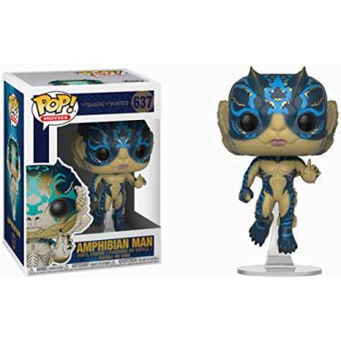 Imagem de Funko Amphibian Man: Shape of Water x POP! Movies Vinyl Figure & 1 POP! Compatible PET Plastic Graphical Protector Bundle [#637/32485 - B]