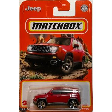 Imagem de Red Jeep Renegade #26 - Matchbox 1/64 Scale