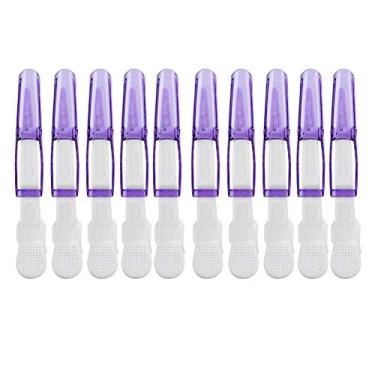 Imagem de Yinhing 10 Peças Clipe Bico de Pato Extensão Forte Grande Capacidade de Cabelo Pressão de Mola Mais Apertada Com Textura Antiderrapante Aperto Inferior para Divisão de Ondulação de