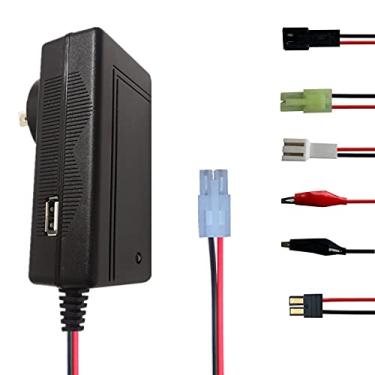 Imagem de Sourcingpower 7.2V 8.4V 9.6V RC Battery Charger with traxxas and Standard Tamiya Mini Tamiya Crocodile Clip Adapter Hobbies for 3~8S Nimh Battery Packs,rc Helicopters,RC Car, Airsoft Gun,USB