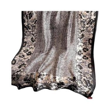 Imagem de Lenço de primavera feminino design de luxo material de poliéster lenço