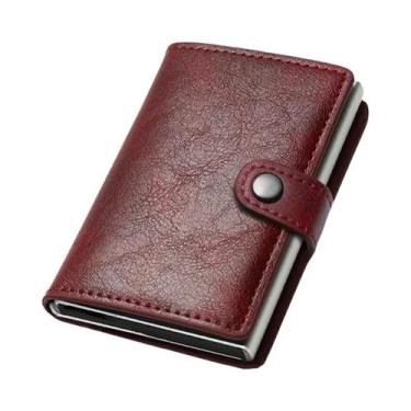 Imagem de Carteira Minimalista Para Cartões De Crédito Em Fibra De Carbono Preta