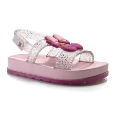 Imagem de Sandália Papete Infantil Feminina Zaxy Cherry, Rosa, 20