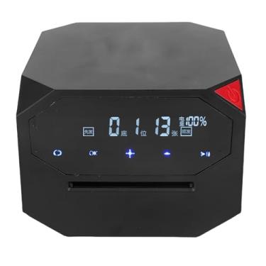 Imagem de ZJchao Máquina Automática de Negociante de Cartas, Rotação 180 ° 360 °, Anti-trapaça, Portátil, Ferramenta de Negociante de Cartas para Jogos de de Festa Em Casa, Material ABS (BLACK)