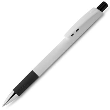 Imagem de Caneta Esferográfica Retrátil Executiva, Metal e Plástico, Escrita Azul, Acabamento Fosco, Grip Metálico, 0.7mm, Cilíndrica, Para Escrita Geral, 14cm (Preto 1)