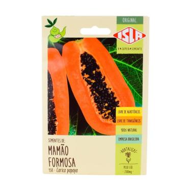 Imagem de Kit Semente de Mamão Formosa 0.2g + Semente de Cenoura Brasília Calibrada 0.3g